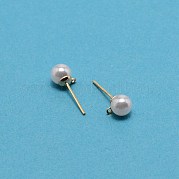 Фурнитура для сережек-гвоздиков из нержавеющей стали 304 STAS-WH0029-02B-01