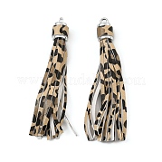 Пу кожа кисточкой украшения кулон FIND-K027-01P-02