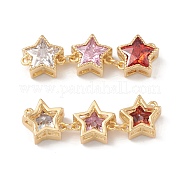 Подвески из латуни с кубическим цирконием KK-G452-24G