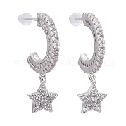 Серьги-гвоздики из циркония EJEW-K083-15P