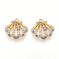 Латунные микро проложить кубического циркония подвески&nbsp;X-KK-N261-102G