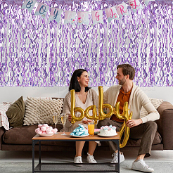 Шторы с бахромой из пластиковой фольги&nbsp;AJEW-WH0314-685