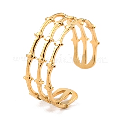 Ионное покрытие (ip) кольца из нержавеющей стали 304 RJEW-L102-12G