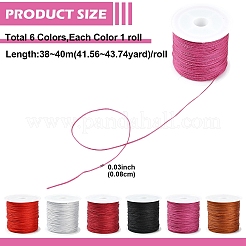 Cordon de nouage chinois en nylon&nbsp;NWIR-YW0001-09B