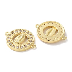 Стойка покрытие латунь кубический цирконий девственница мария соединительный шарм&nbsp;KK-C084-01F-G