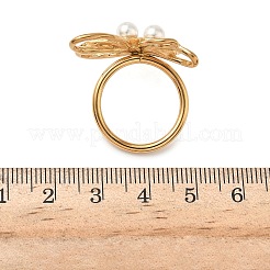 Нержавеющая сталь 304 с акриловыми кольцами для пальцев&nbsp;RJEW-Z118-01G