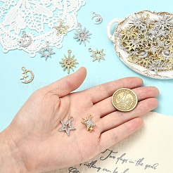 52pcs 13 Arten Zinklegierungsanhänger&nbsp;FIND-YW0012-45