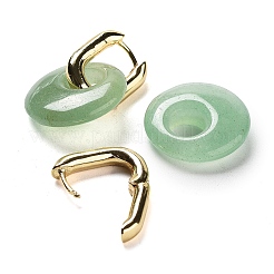 Латунные серьги обруча EJEW-M248-01G-08