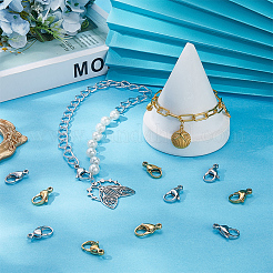 12 шт. 2-х цветные карабины из нержавеющей стали 316 STAS-BBC0007-37