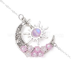 Круглые подвесные ловцы солнца из стекла и акрила&nbsp;HJEW-JM04646