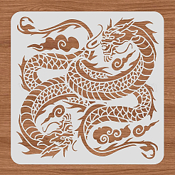 Большие пластиковые многоразовые шаблоны трафаретов для рисования DIY-WH0172-765