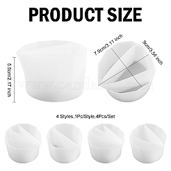 4 шт. 4-х стилистическая многоразовая разборная чашка для заливки краски&nbsp;DIY-YWC0006-04