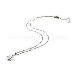 Подвески из не тускнеющей нержавеющей стали ожерелья&nbsp;LS-NJEW-K267-01D-P