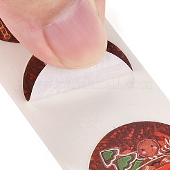 Autocollants d'étiquettes-cadeaux en papier autocollant thème de noël&nbsp;DIY-I054-03A