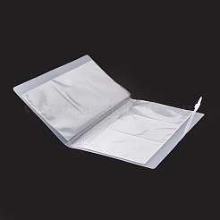 Прозрачные книги для хранения органайзера для ювелирных изделий AJEW-K033-01