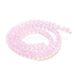 Peinture de cuisson perles de verre transparentes brins&nbsp;DGLA-A034-J6MM-D09