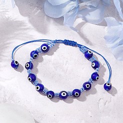 Бусины лампворк от сглаза плетеные браслеты из бисера для мужчин и женщин BJEW-MZ00160