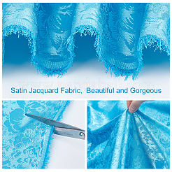 Полиэфирная ткань с цветочным узором&nbsp;DIY-WH0021-39B