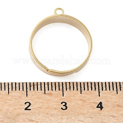 Регулируемые латунные кольца для подвесного кулона&nbsp;KK-K414-07G