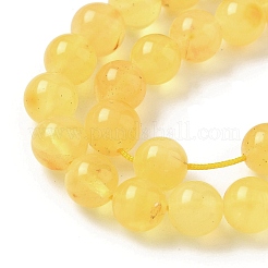 Янтарные шарики нити&nbsp;G-L095-B01-6mm-01