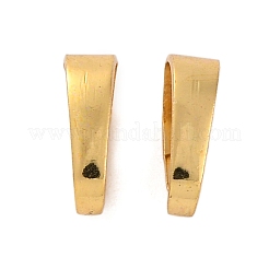 Латунные держатели кулонов с покрытием стойки KK-Z070-34B-G