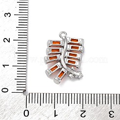 Ottone micro spianare pendenti zirconi&nbsp;KK-D288-03P