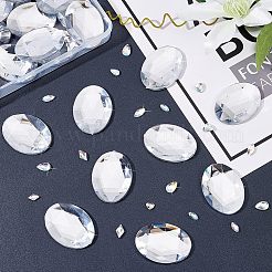 30 x selbstklebende Acryl-Strass-Aufkleber&nbsp;FIND-FG0001-94B