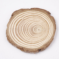 Cabochons en bois non finis non teints&nbsp;X-WOOD-T011-24