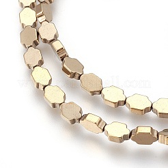 Гальванические немагнитная синтетический гематит бисер пряди G-P392-D02