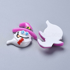 Кабошоны из непрозрачной смолы на тему Хэллоуина&nbsp;X-RESI-D0003-09