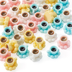 40 Stück Miniatur-Ornamente aus Kunstharz in 4 Farben.&nbsp;DIY-TA0014-15