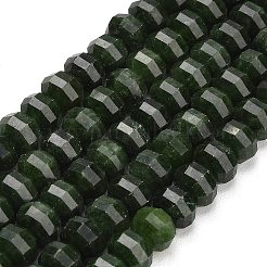 Gefärbt natürlichen weißen Jade Perlen Stränge&nbsp;GG-CBA9106-01A
