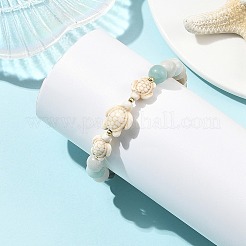 2 Stück 2-teiliges Set aus elastischen Armbändern mit Seesternen&nbsp;BJEW-JB14405