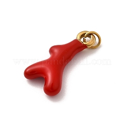 Подвески из нержавеющей стали 304 с эмалью&nbsp;STAS-B093-04G-02