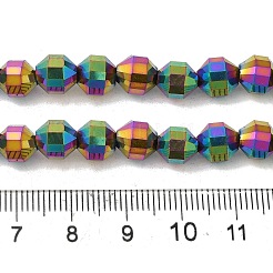 Fili di perline di ematite sintetica non magnetica elettrolitica&nbsp;G-I364-L01-04