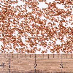 MIYUKIデリカビーズ  シリンダー  日本製シードビーズ  11/0  （db1333)染色銀裏地焦げたオレンジ  1.3x1.6mm  穴：0.8mm  約20000個/袋  100 G /袋&nbsp;SEED-J020-DB1333