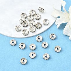 Латунные разделительные бусины со стразами класса b RSB038-B01