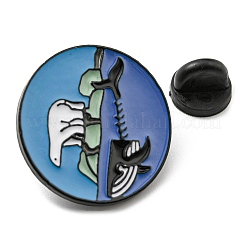 Emaille-Pin zum Thema Meeresumweltfreundlichschutz&nbsp;JEWB-B008-01B