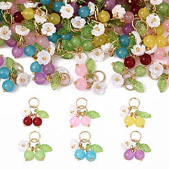 10шт стеклянные подвески PALLOY-YW00093-01