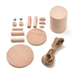 Bricolage boiseries 3d lion animal copeaux de bois branche d'arbre matériel pack&nbsp;DIY-C024-07