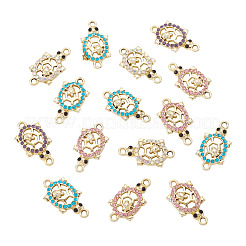 16 шт. подвески-соединители из сплава со стразами&nbsp;ALRI-TA0001-39