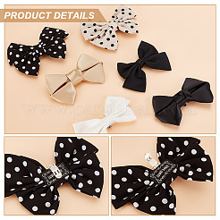 6 стиль полиэстер бант украшения для обуви AJEW-GA0007-58