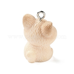 Pendentifs en résine animalière&nbsp;RESI-I346-01P-02