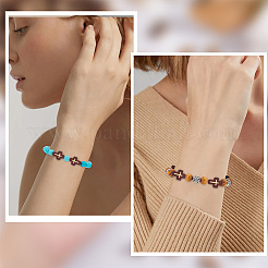 80 шт. Бусины из натурального дерева WOOD-SC0002-16A