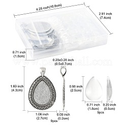 Наборы для самостоятельного изготовления подвески в форме слезы DIY-FS0009-39