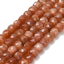 Натуральный Sunstone бисер пряди G-Z106-F02