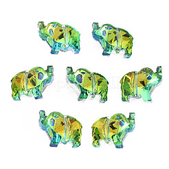 96шт гальванические стеклянные бусины нити&nbsp;EGLA-T008-027