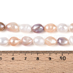 Нити из натурального культивированного пресноводного жемчуга&nbsp;PEAR-N014-05N-02