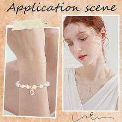 1 набор латунных подвесок с микропаве из прозрачных кубических цирконий&nbsp;KK-SC0005-07