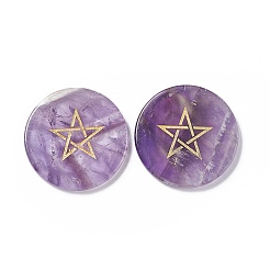 Кабошоны из натурального аметиста&nbsp;G-P491-08E